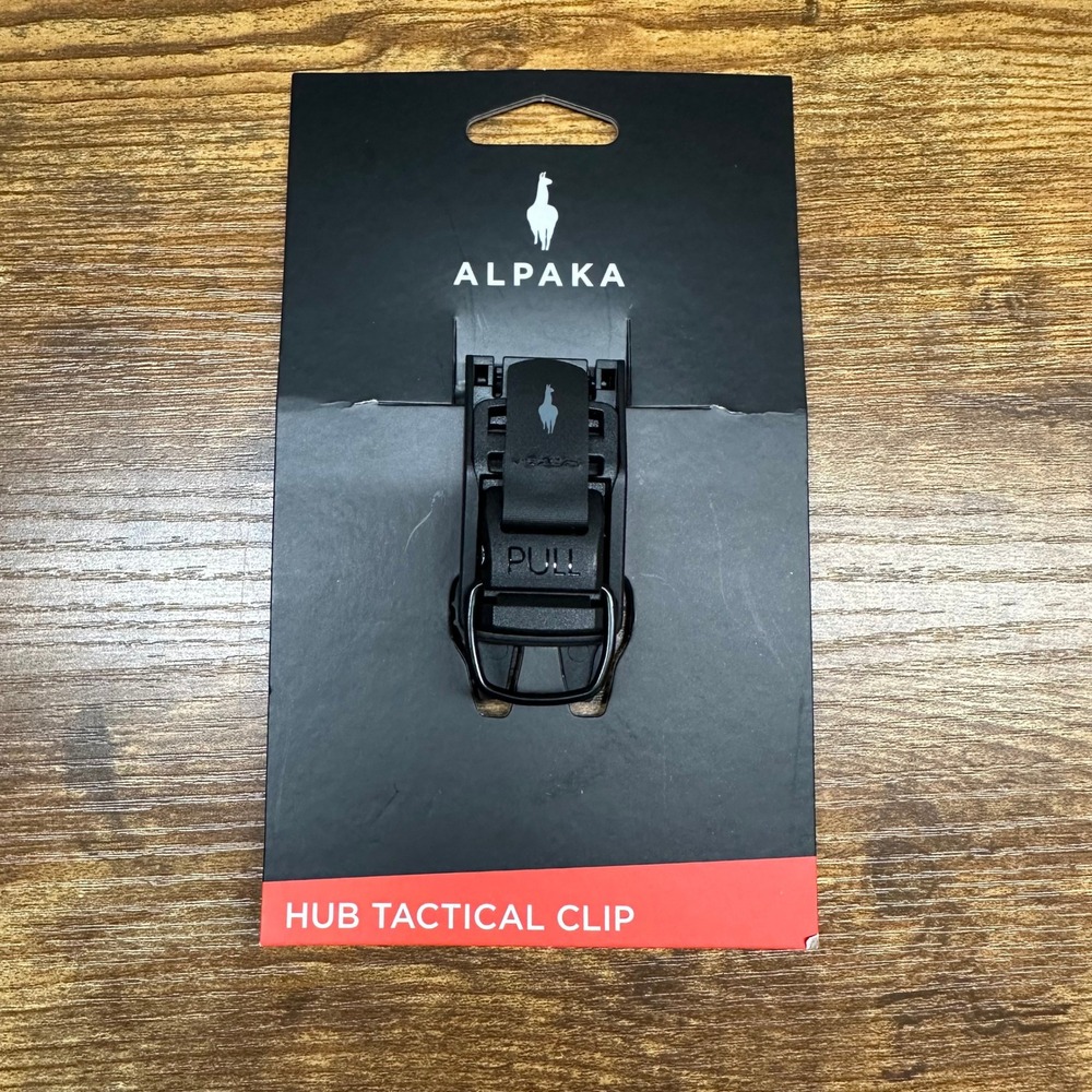 ALPAKA HUB Tactical Clip Magnetic Fidlock Buckle Black AB010450100 NEW